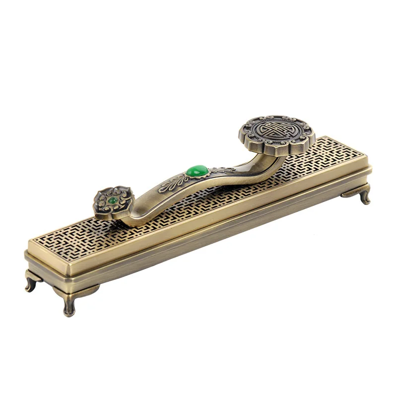 

Ruyi alloy lying incense burner, household indoor line incense