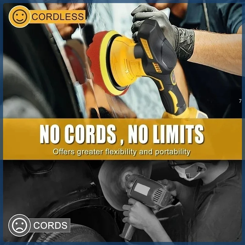 

Аккумуляторная полировальная машина Dewalt 8Gears с цифровым дисплеем, электрическая полировальная машина для авто, для воскования и полировки, электроинструмент (без аккумулятора)