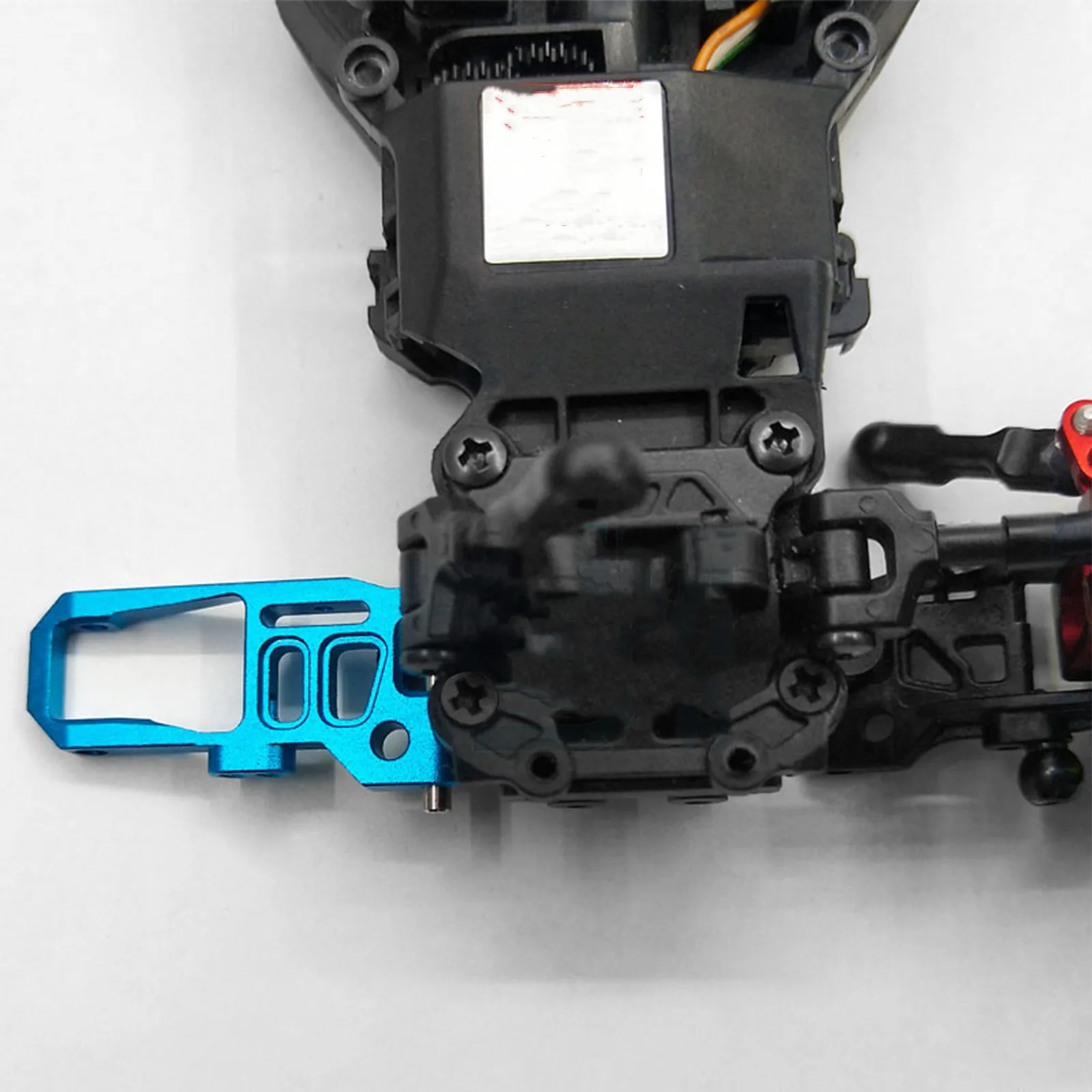 2 piezas de repuesto para coche de control remoto, brazos oscilantes inferiores delanteros y traseros, accesorios de Metal para BUGGY de MINI-Z