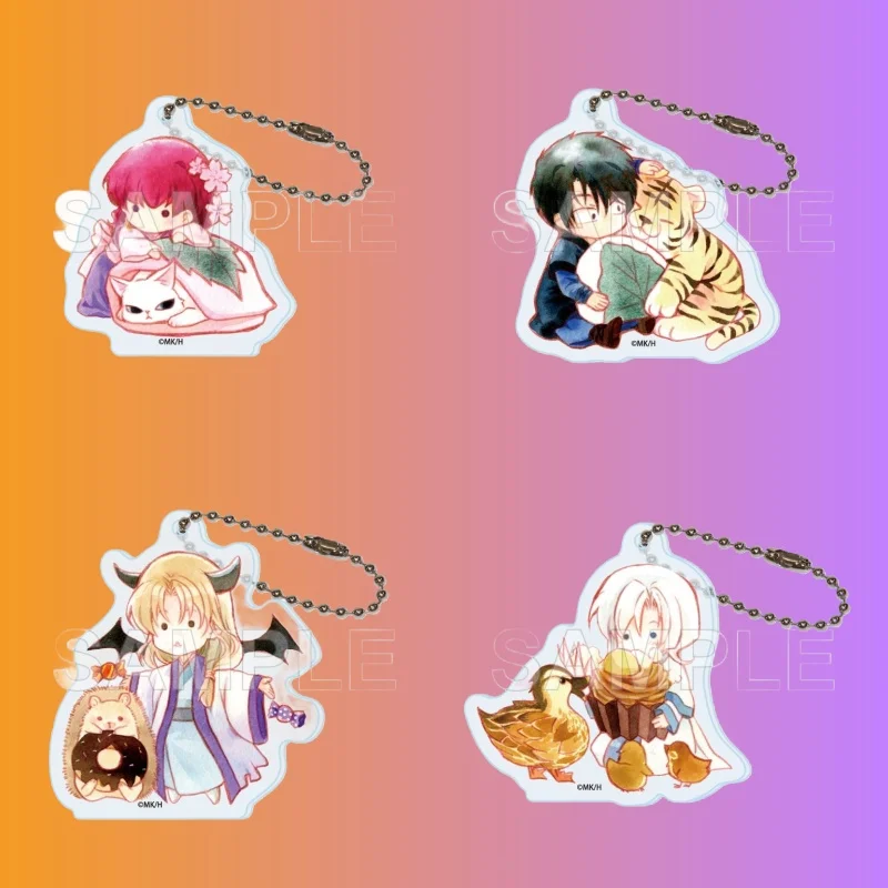 Yona of the Dawn 6CM Acrylic Keychain Pendant Bag Car Keychain Cell Phone Pendant Present Friend Festivals Gifts