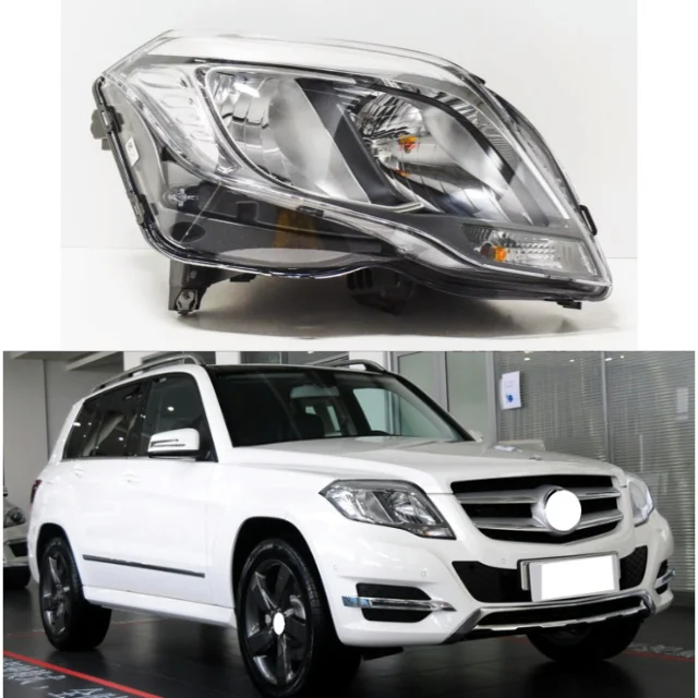 X204 GLK-Class 2012-2015 Halogen Front Headlight Assembly Fit GLK220 GLK250 GLK300 Auto Lamp Parts OEM 2048200939 2048201039