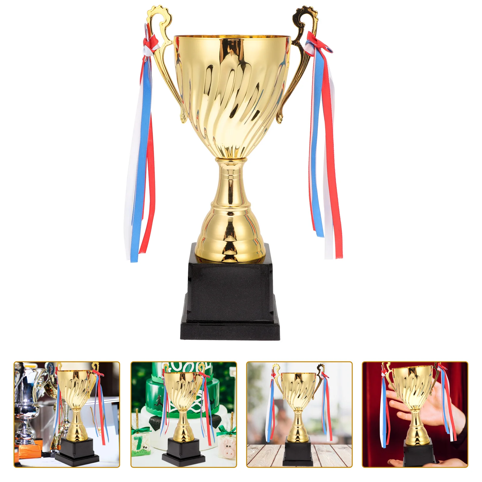 

Trophy Decorative Prize Delicate Sports Accessory Trophies Award Soccer Multi-function Winner The Medal