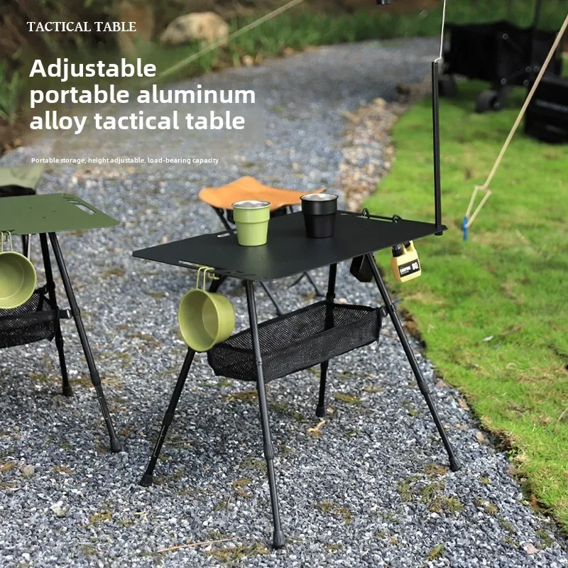 Bild 3: Komfortabler, ultraleichter, taktischer Tisch für den Außenbereich, faltbar, tragbar, anhebbar, IGT-Tisch, leichte Campingausrüstung, Picknick-Tisch