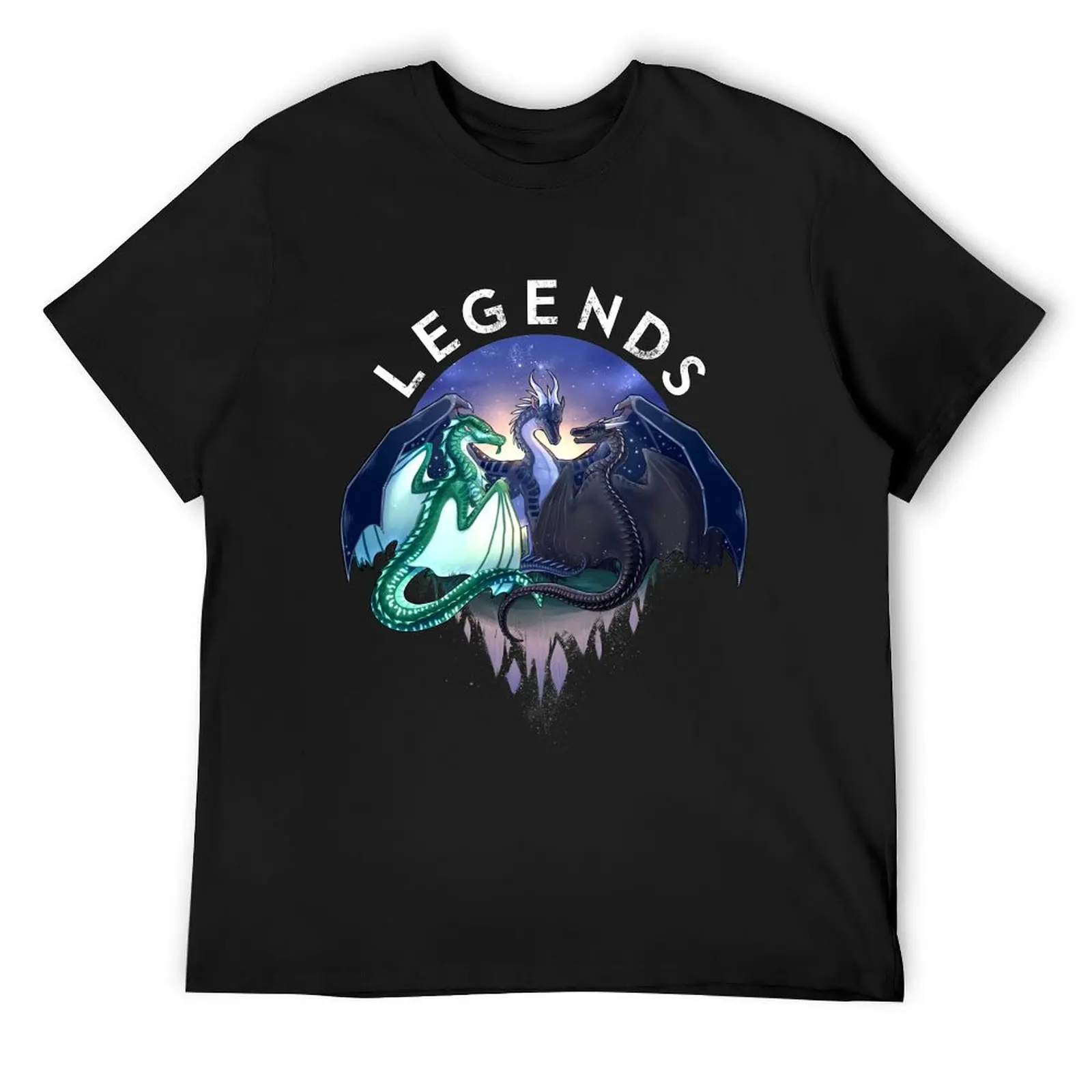 Wings of Fire - Legends - Fathom, Darkstalker, Clearsight T-Shirt animal prinfor boys graphics t shirts for men graphic