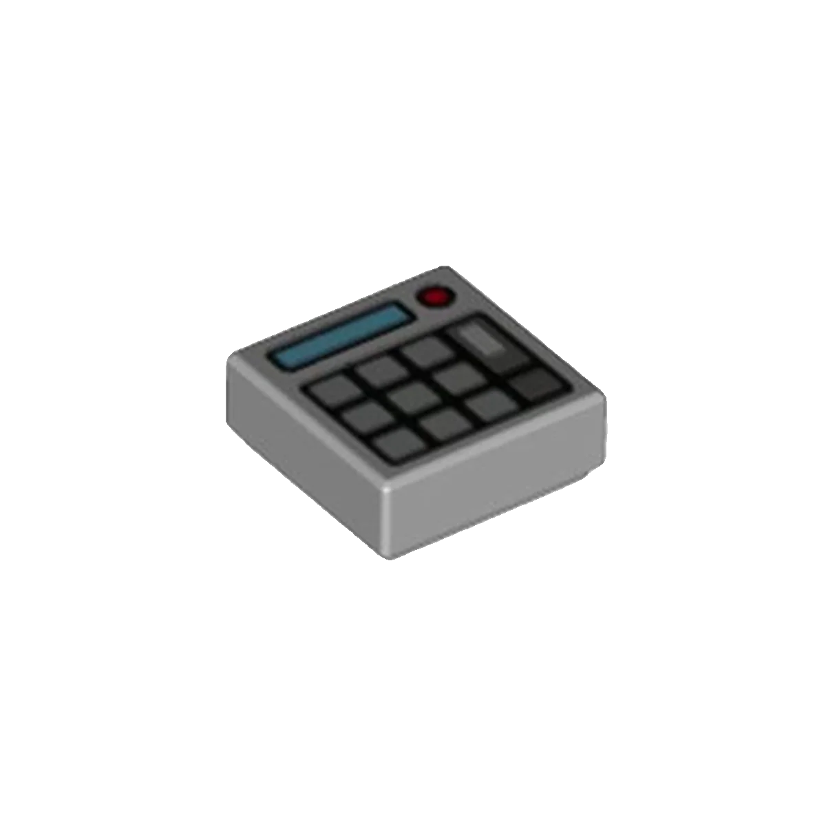 Small particle building block MOC 3070bpr0234 bpb174 bpc4 printing red button keyboard parts
