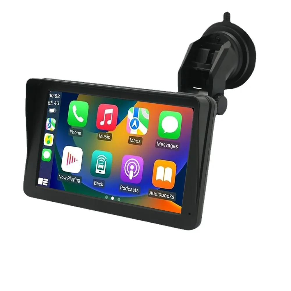 

7 Inch Car Navigation Touch Wireless Carplay High-definition Large Screen PND Universal All in One Portable Car Media Screen