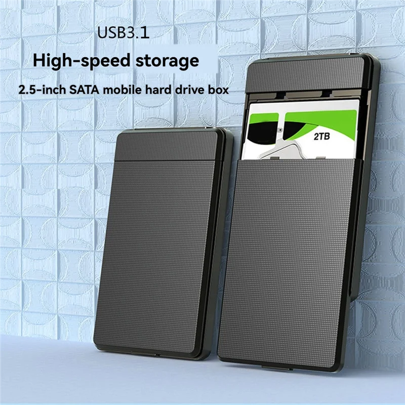 حافظة FEDI-Mobile SSD/HDD USB 3.1 حافظة محرك الحالة الصلبة حافظة قرص صلب للعبة الخارجية لـ PS4/PS3/PS2/Switch لـ PC B