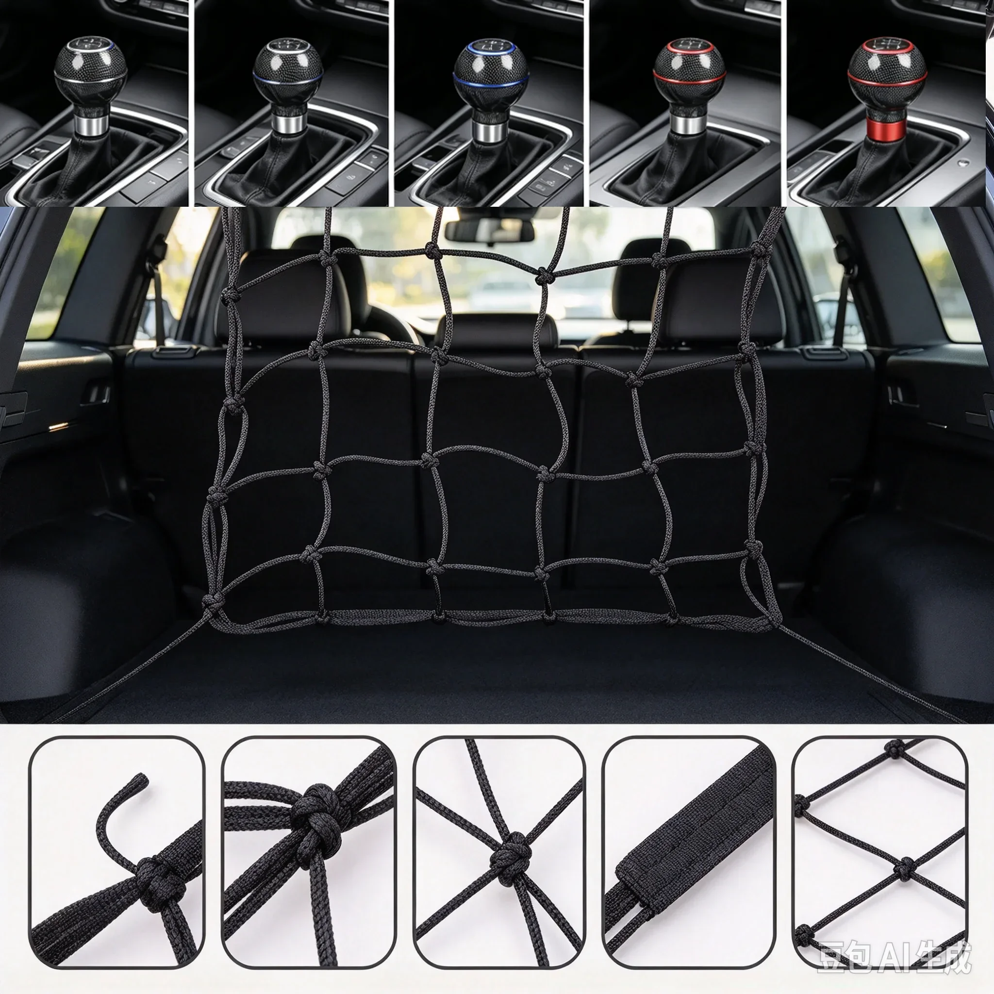 Motorcycle Bag Tank Mesh Large Network Decorative Network Net Luggage Net Bag