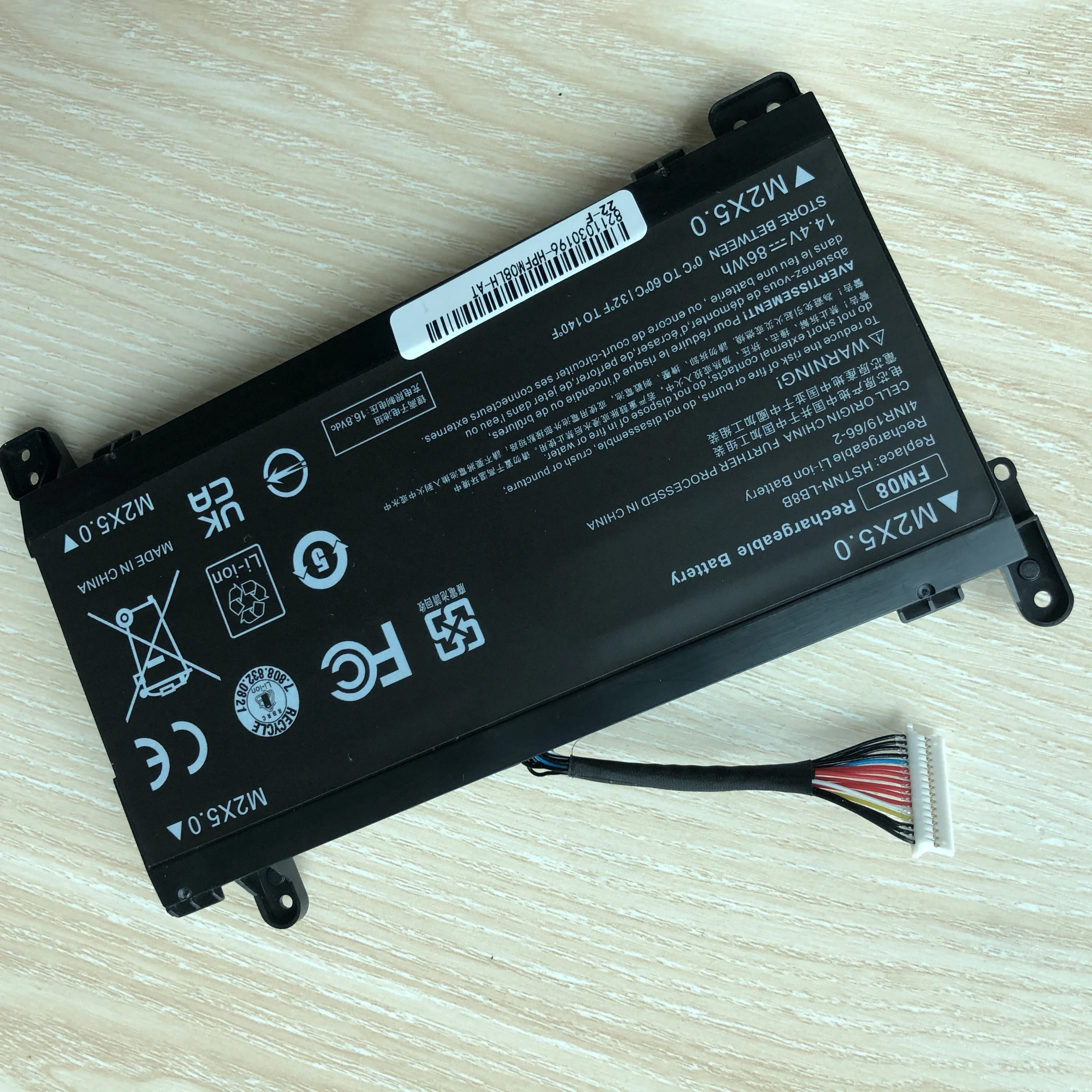 FM08 Laptop Battery FM08XL For HP Omen 17-an014ng HSTNN-LB8B 922753-421 922977-855 12PIN 16 PIN or  12 Pin