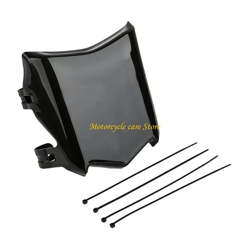 U75F Strong Plastic License Plate Holders Simple Installation & Stylish Look Front Number Board for Electric Motocross Bike