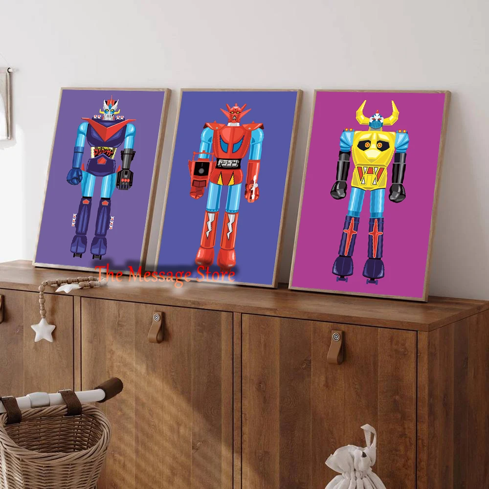Giant Robots Anime Cartoon Art Skywarp Graphic Mech Warrior Autobots Nursery Poster Canvas Painting Wall Picture Home Decor Gift