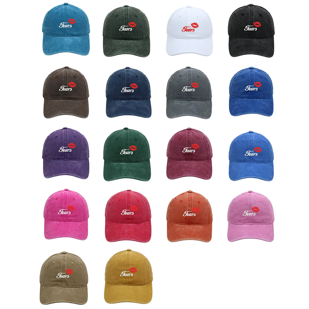 Tears Retro Baseball Cap embroidery Sabrina Carpenter Dad Hat Men Summer Casual Farm Hat Unisex