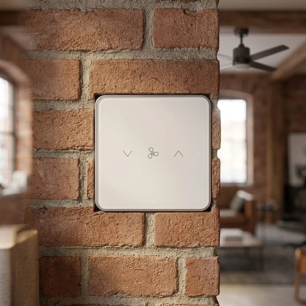 Remote App Fan Switch 5-Speed Fan Controller For Ideal Room Ambiance Remote Control Via Dedicated App For Alexa Voice Control
