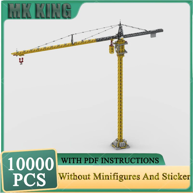Techniek Model Moc Bouwstenen Stad Toren Kraan FULL Pack Model Technologie Bakstenen Montage Vakantie Bouw Speelgoed Geschenken