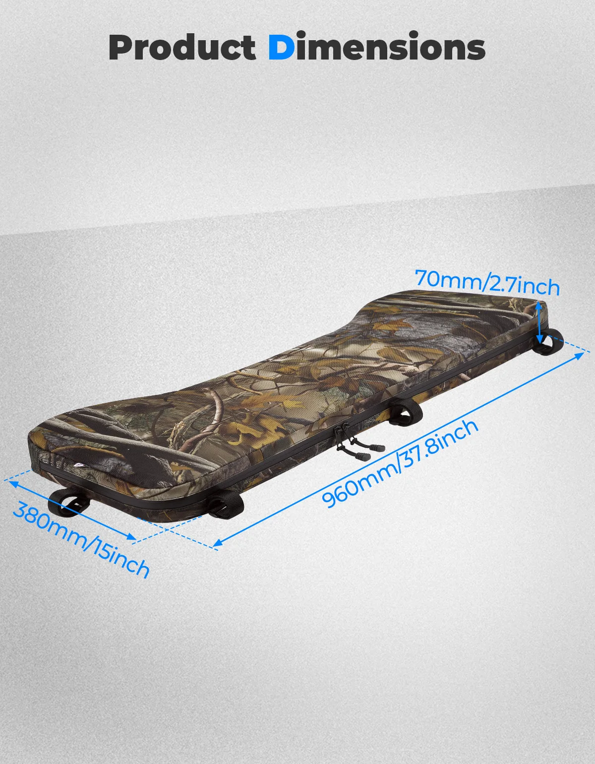 ATV Rack Pad Quad Cushion Rear Passenger Pet Seatfor Yamaha Compatible with Polaris Sportsman for Can-am for Cf moto for Suzuki image 6