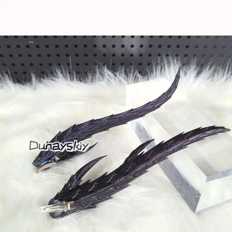 CosplayAorun التنين القرن تأثيري الدعائم فيلم NEZHA2 تأثيري الدعامة 25 سنتيمتر قرون التنين الأزرق هالوين الدعامة ل Com