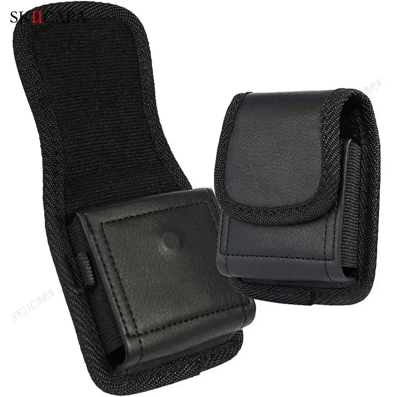 Leder-Handytasche für Motorola Razr 60 Ultra 2025 Razr 50 40 + 2024 5G Gürtelclip Holster Oxford-Stoff Handyhülle Hüfttasche – Detail 1
