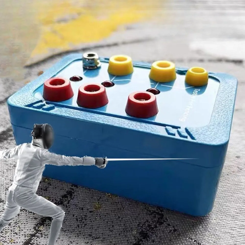 

For Fencing Conductive Tester with Dual-Socket for Hand Cable Continuity and Full Sword Circuit Testing for Foil and Epee