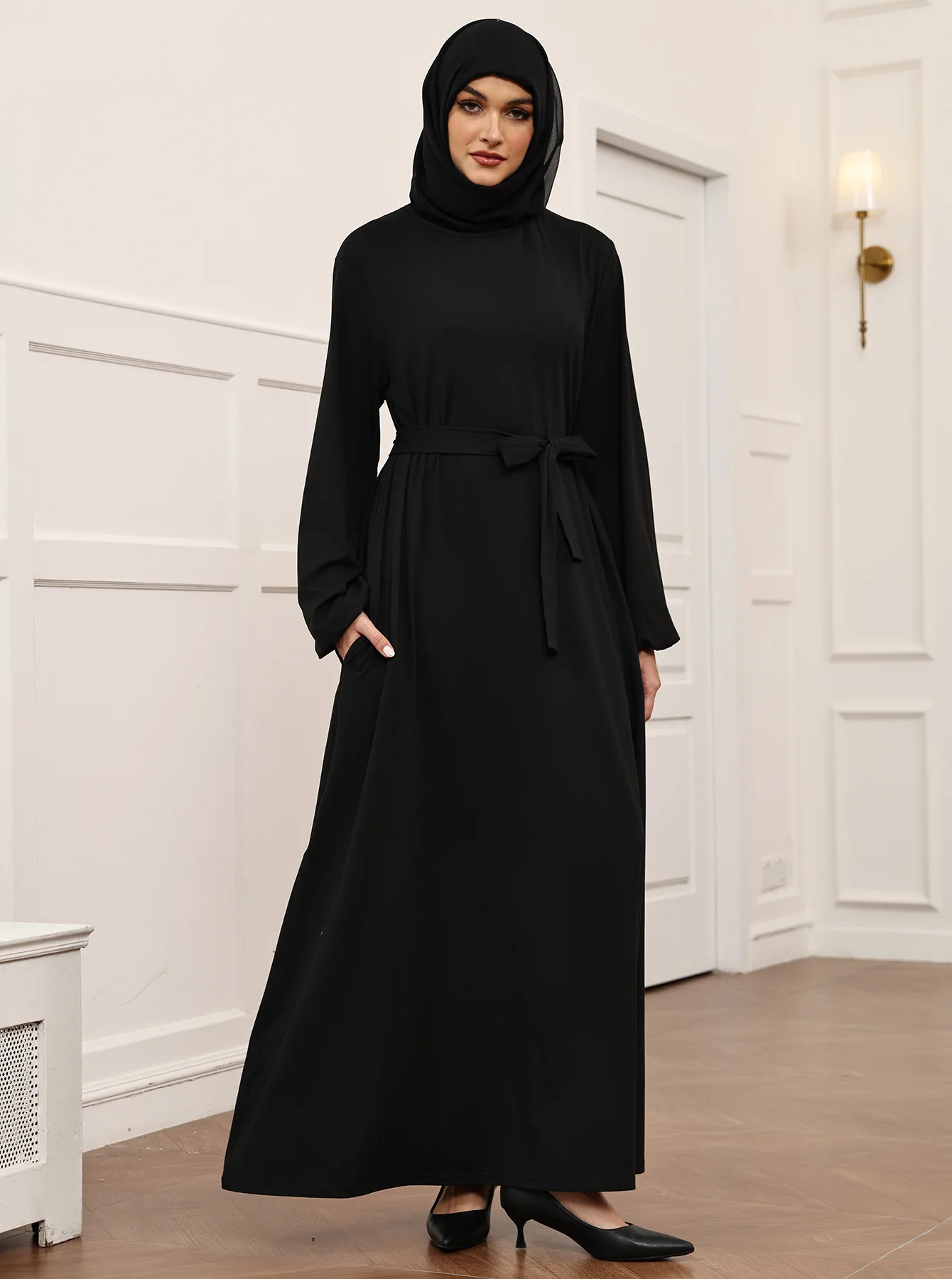 

Мусульманское женское платье-хиджаб, абайя, дубайский кафтан, одежда для Рамадана, исламская одежда, турецкий кебайя, кафтан, женское платье, мусульманское платье, джалабия