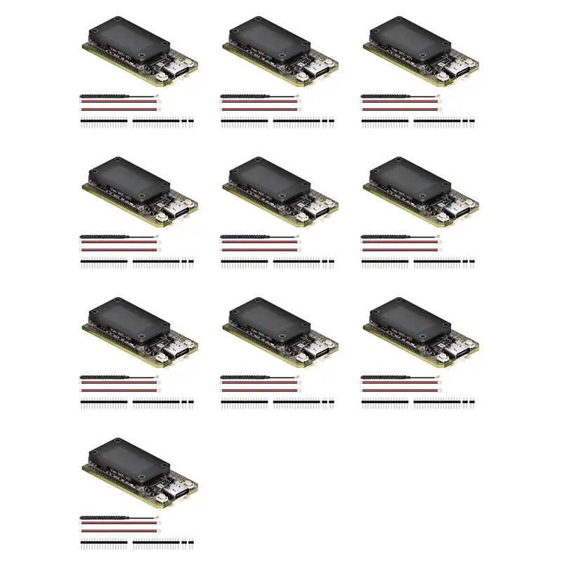 

【ДЕНЬ БЛАГОДАРЕНЬЯ】10X Lora 32 V4 Meshtastic ESP32 SX1262 0.96-дюймовый OLED-дисплей, солнечная плата для разработки, Mesh-сеть, Wi-Fi, Lora, BLE, Low PoE
