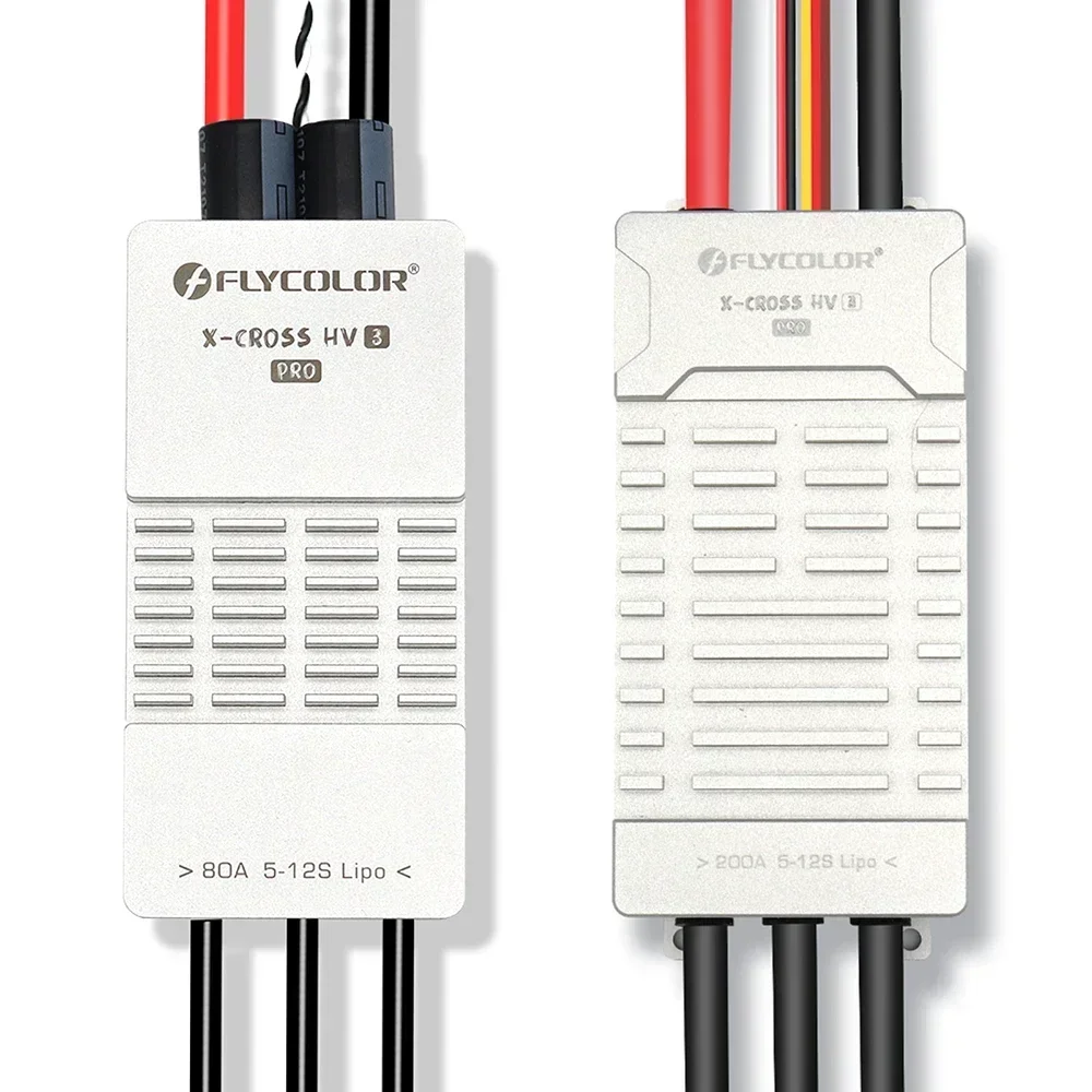 FLYCOLOR X-CROSS HV3 60A/80A/120A/160A ESC 5-12S BLHeli-32 Dshot Proshot 64MHz 32-Bit Geschwindigkeitsregler für RC FPV Racing Drone