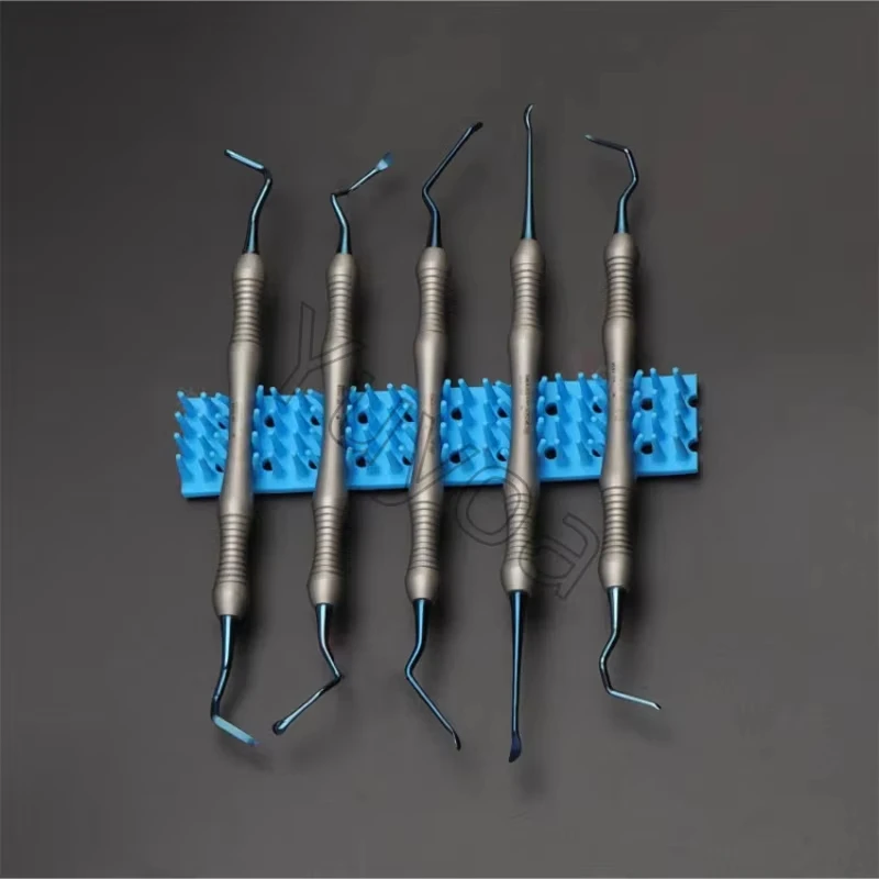 5pcs/set Dental Periodontal Tunnel Knife Vestibular Incision Subperiosteal Tunnel Access Tool Debtist Instruments