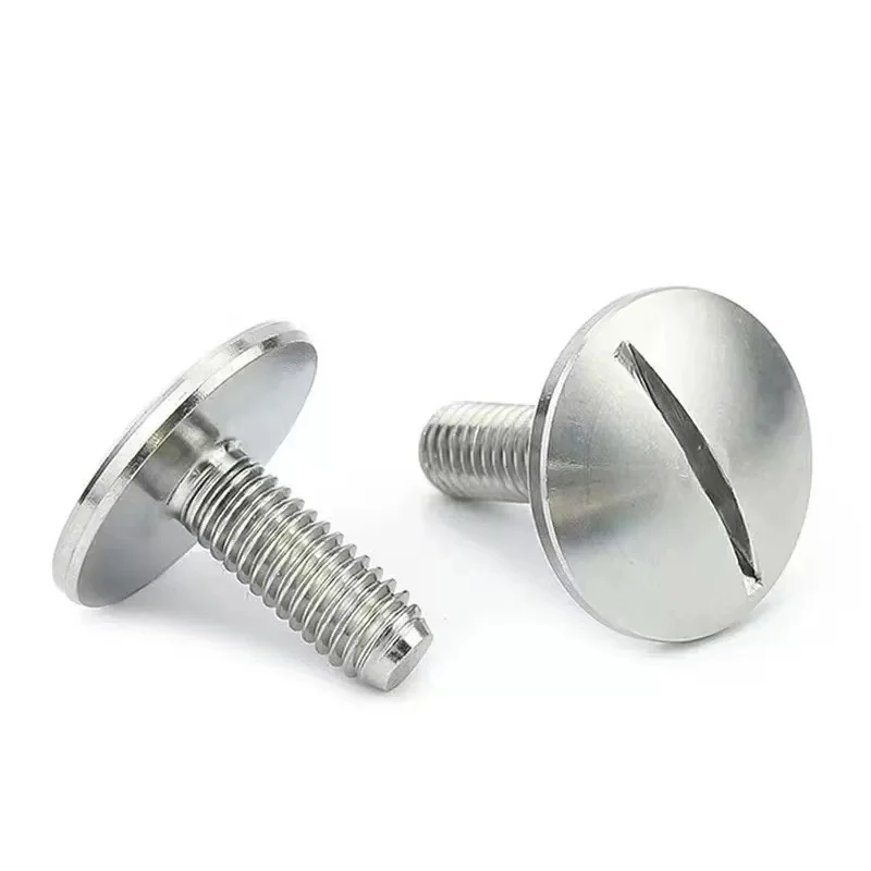 1/2/5pcs M2 M2.5 M3 M4 M5 M6 304 A2-70 Stainless Steel GB947 Large Extra Size Oversize Big Slotted Truss Round Head Bolt Screw