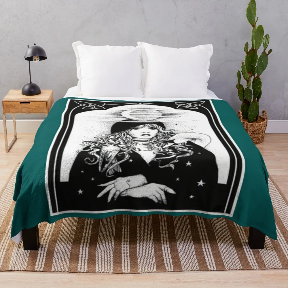 

Stevie Nicks Vintage Stevie Nicks Legend Live Forever Love Music Throw Blanket Tourist Blanket manga