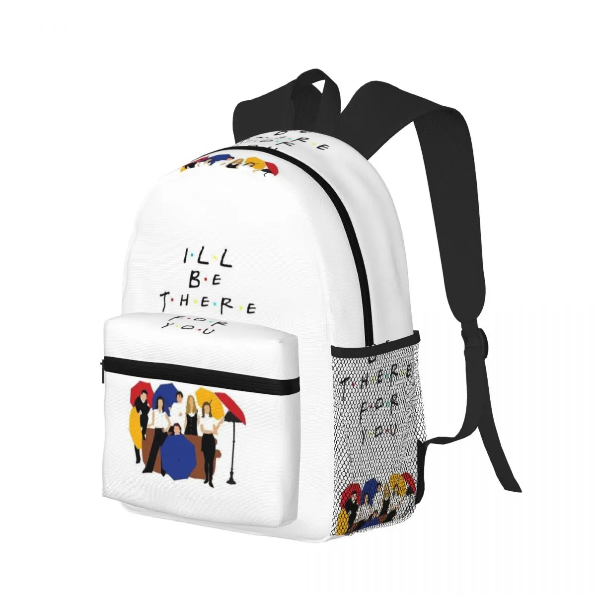 Friend TV Show Student Backpack School Bag Hiking Travel Daypack for Boys Girls Bookbag Shoulder Bags