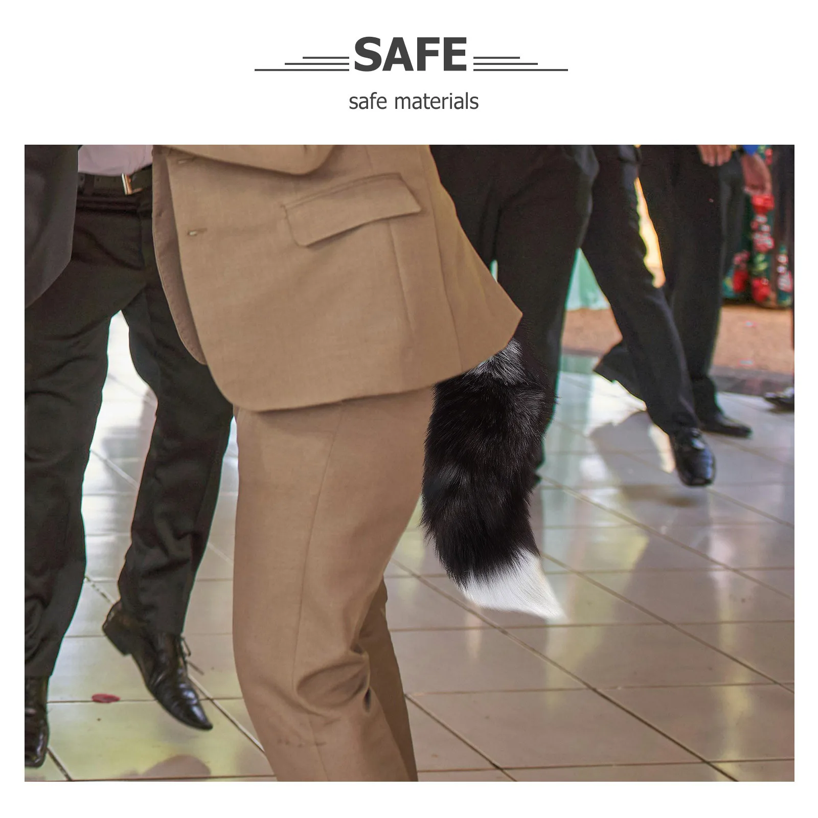 

Fox Tail Costume Prop Animal Tail for Cosplay Party Dress Up Magnetic Closure Realistic Design Realistic Prop Cosplay