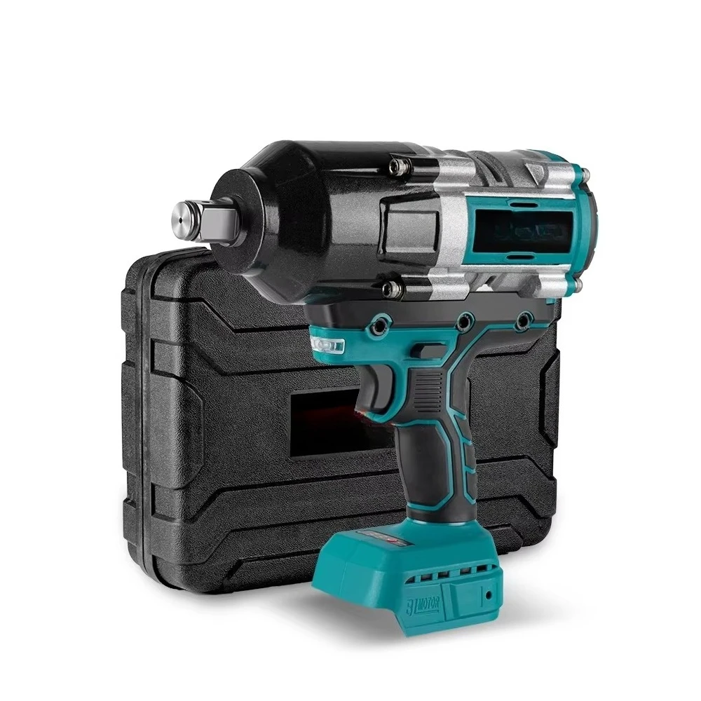 3100NM Brushless Electric Wrench 3/4 Inch Cordless Impact Wrench 588VF Battery Handheld Power Tool For 18v Battery
