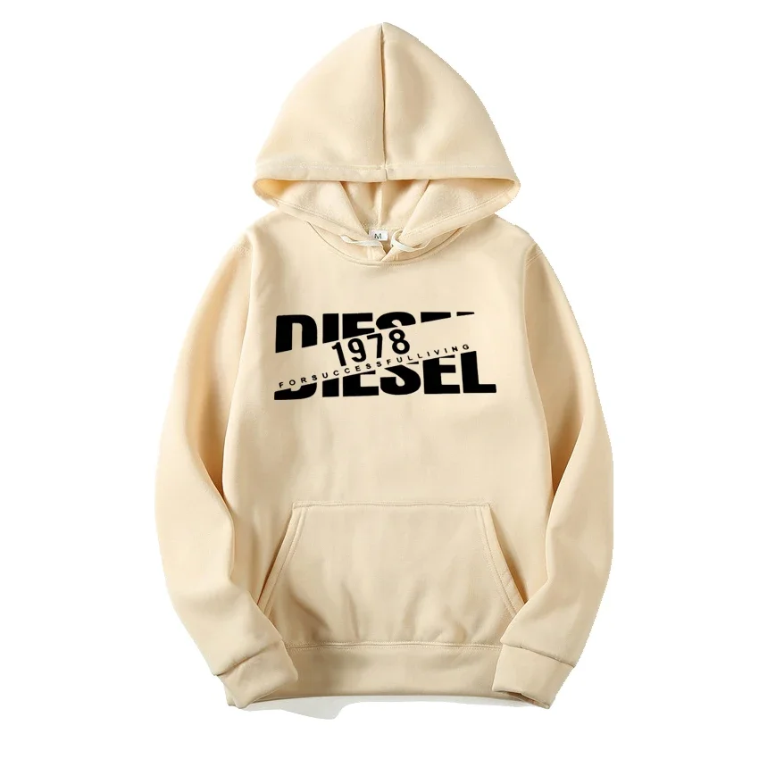 

Men's hoodies for autumn and winter: new casual hooded polyester sweatshirts with drawstrings, comfortable long-sleeved tops, wa