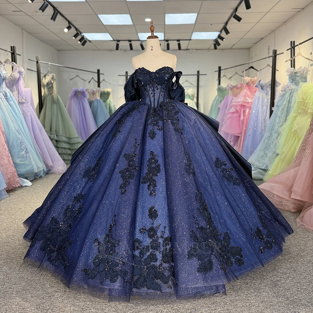 

Quinceneara Dress Princess Style for Girls Crystals Ruffles Scoop Party vestidos de 15 años quinceañeras Customized Lace Up Back