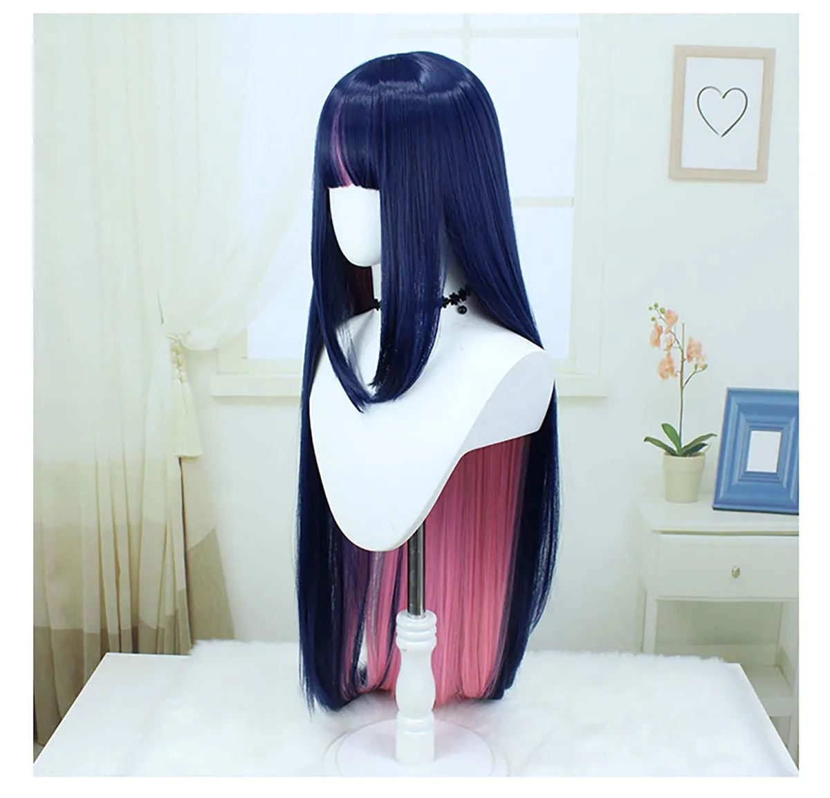Anime Panty Anarchy Cosplay Wig Panty & Stocking with Garterbelt Gold Long Heat Resistant Hair Party Role Play Wigs