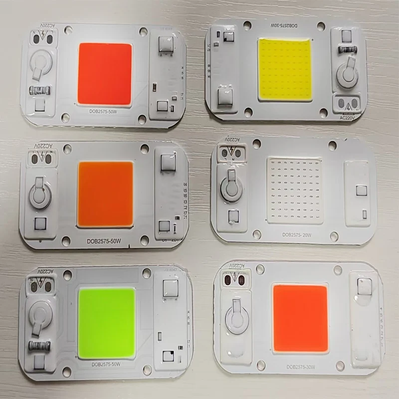 HANGYUE AC220V LED Driverless DOB 20W 30W 50W DIY module chipsi Smart IC Driverless Fit voor DIY Schijnwerper LED Spotlight