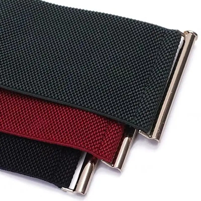 

652F Waist Belt Wide Belts Stylish Weaving Cloth Decorative Waistband for Women Dress