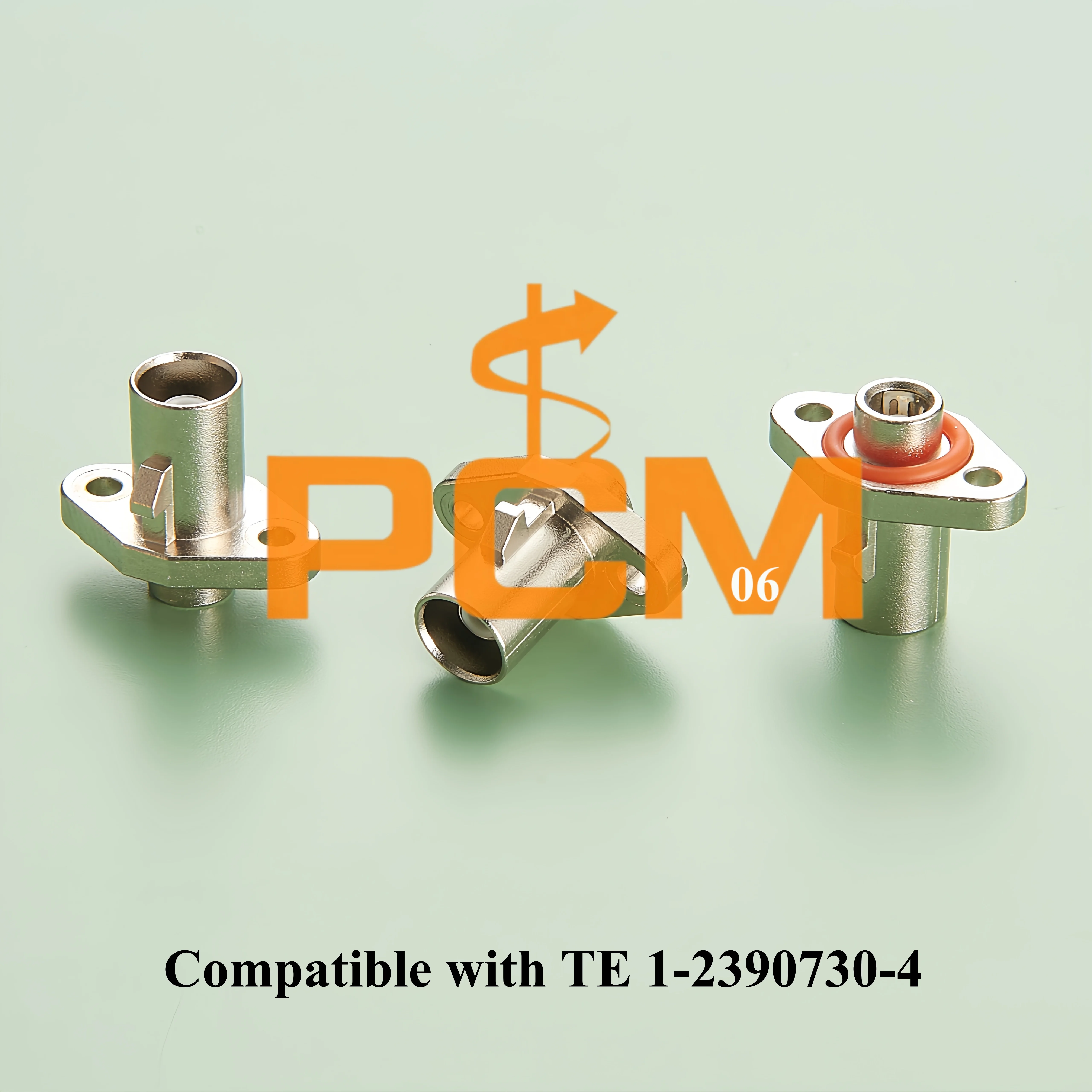 SMB-auf-FAKRA-Adapter, 2-Loch-Flansch, Schalttafelmontage, SMB-Buchse auf FAKRA Z-Code-Stecker, HF-Koaxialstecker, kompatibel mit TE 1- 2390730 -4 – Detail 2