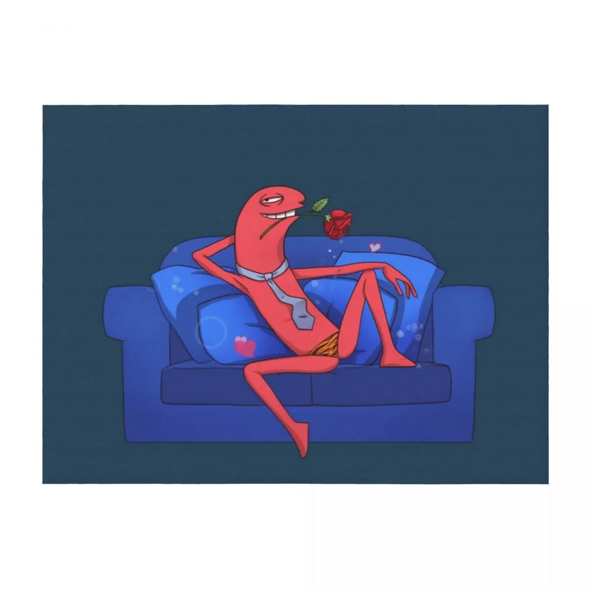 

SMILING FRIENDS - Flirting Alan, bliblie, Pim, Grim, Gleb or Glep(author's art) Throw Blanket Nap Luxury St Thin Blankets