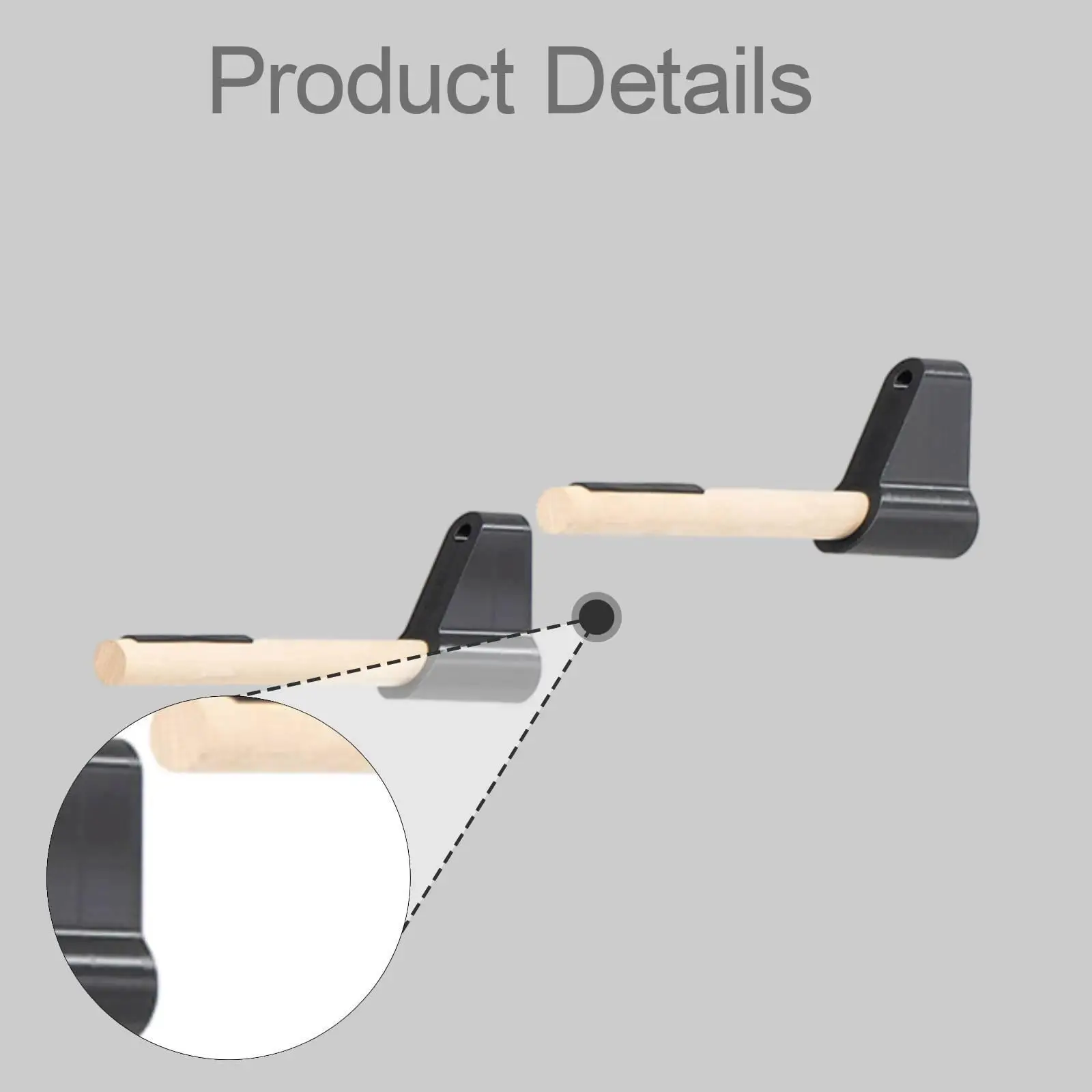 Horizontal Wall Mount Bike Hanger Space Saving Bicycle Storage Solution for Road Mountain Bikes and Apartment Garages