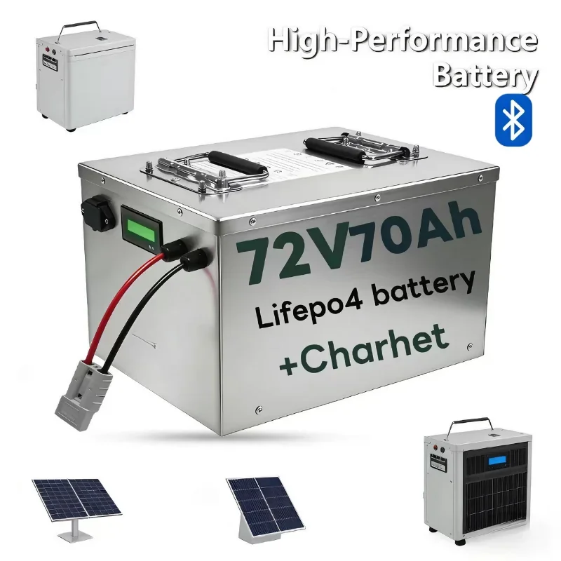 Ultimate Heavy-Duty 72V LiFePO4 Battery Pack | 60Ah 70Ah | 5000W–14000W High-Power Output | Integrated BMS Protection | Reliabl