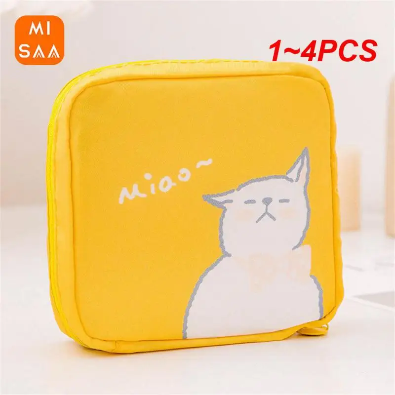 1~4PCS Menstrual Period High Capacity Bags Durable Convenient Household Products Storage Bag Mini Oxford Cloth Portable Storage