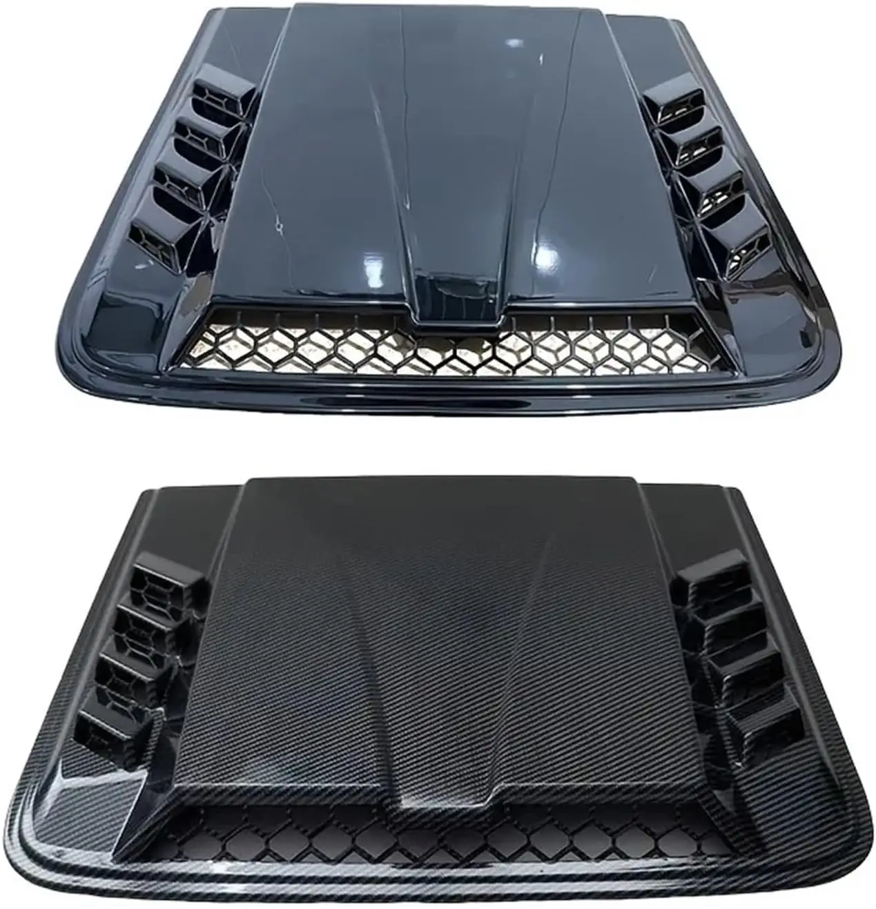 

Черный универсальный совок и вентиляционные отверстия для капота для автомобильных грузовиков, совместимый с Jeep Wrangler Dodge Ram 1500 2500 Ford F250 F350