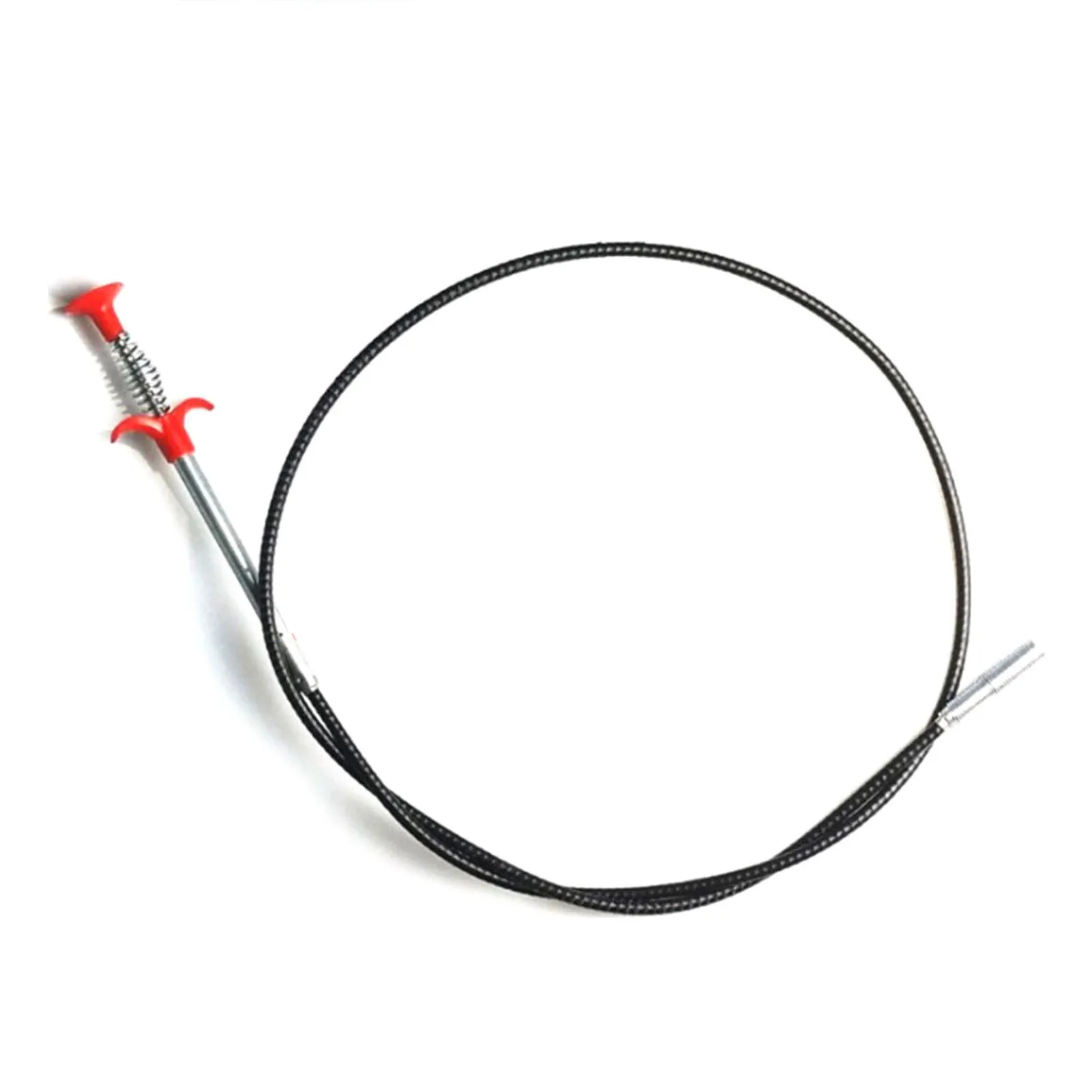 Desatascador de Drenaje Flexible con 4 Garras de Acero y Mango de Plástico, Herramienta de Recogida para Mangueras, Inodoros y Baños