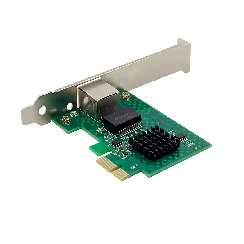 Pci-e X1 pojedynczy gniazdo zasilania 2.5G Adapter do sieci Ethernet Gigabit serwer wielofunkcyjny pci-e NIC 12.5X12X2.5Cm