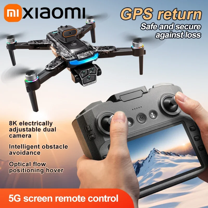 Xiaomi a14 pro max gps sem escova 8k câmera tripla hd fluxo óptico inteligente evitar obstáculos dobrável quadcopter rc drone