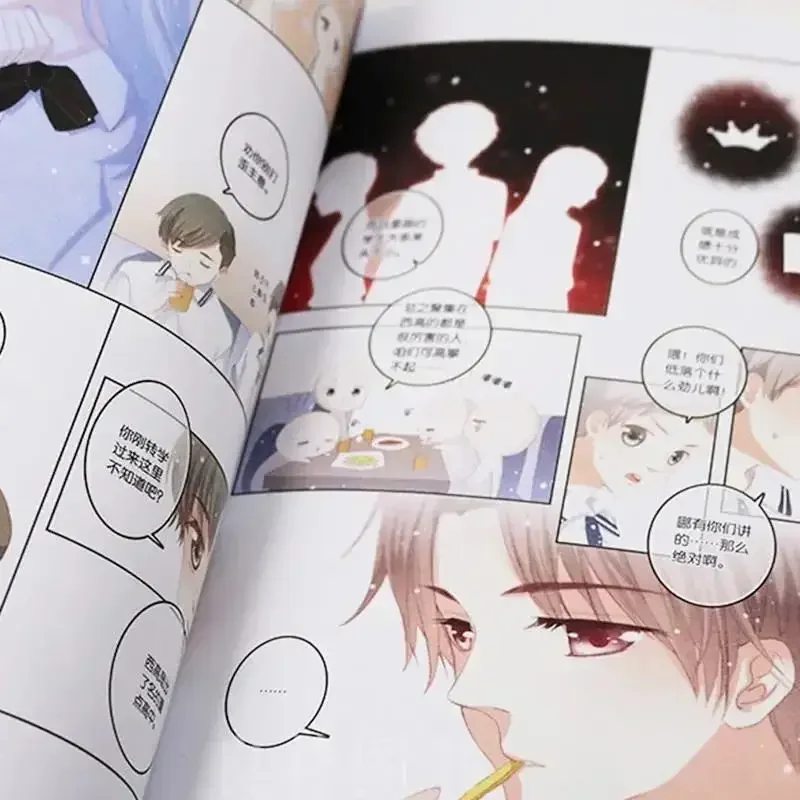 5 Books Pounding Heart Comic Book Volume 1-5 Youth Comic Book Chinese Version Romance Comic Book  Libros Livros