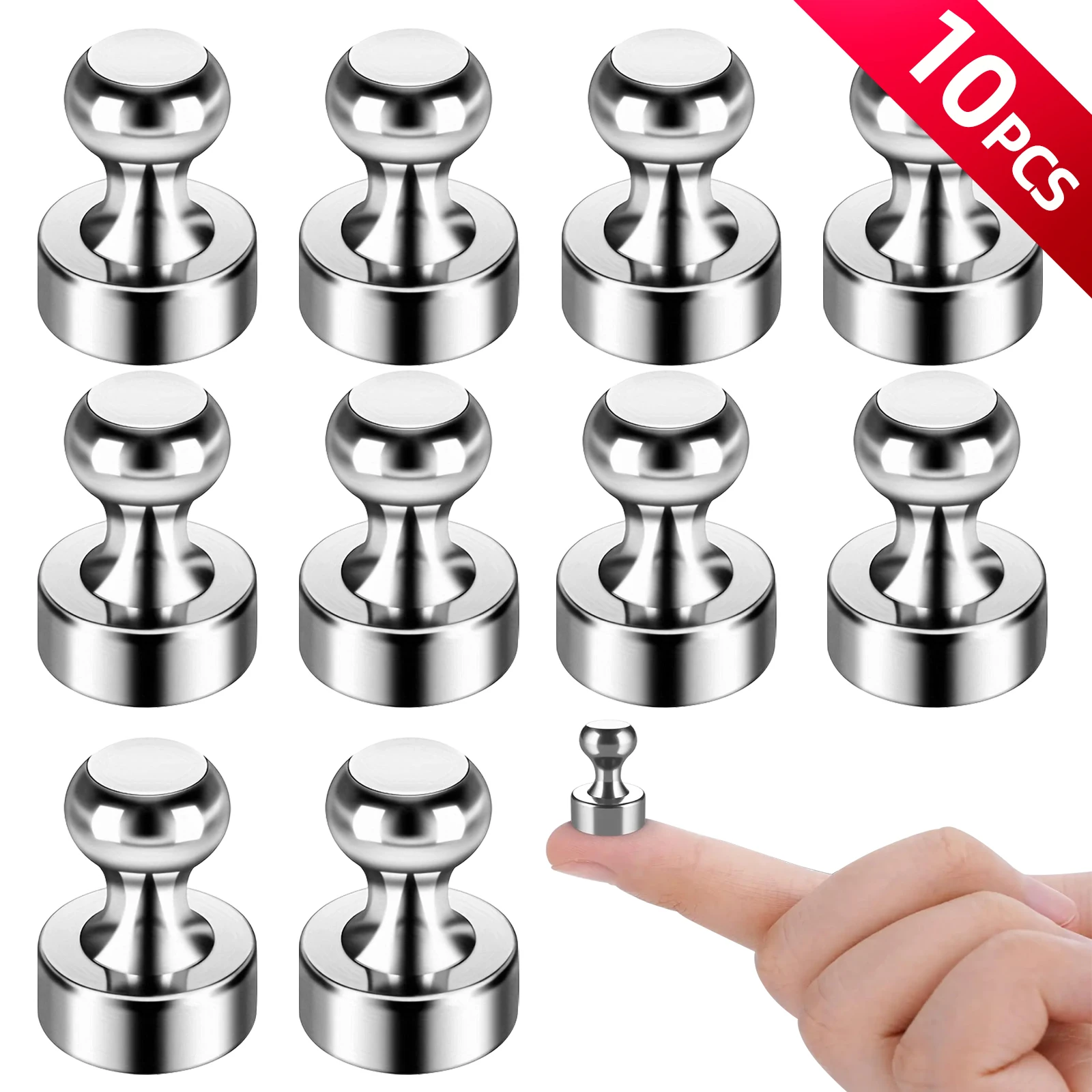 5-100PCS Super Strong Magnet Magnetic Pushpins Sucker Thumbtack Steel Magnet Push Pin for Refrigerator Whiteboard
