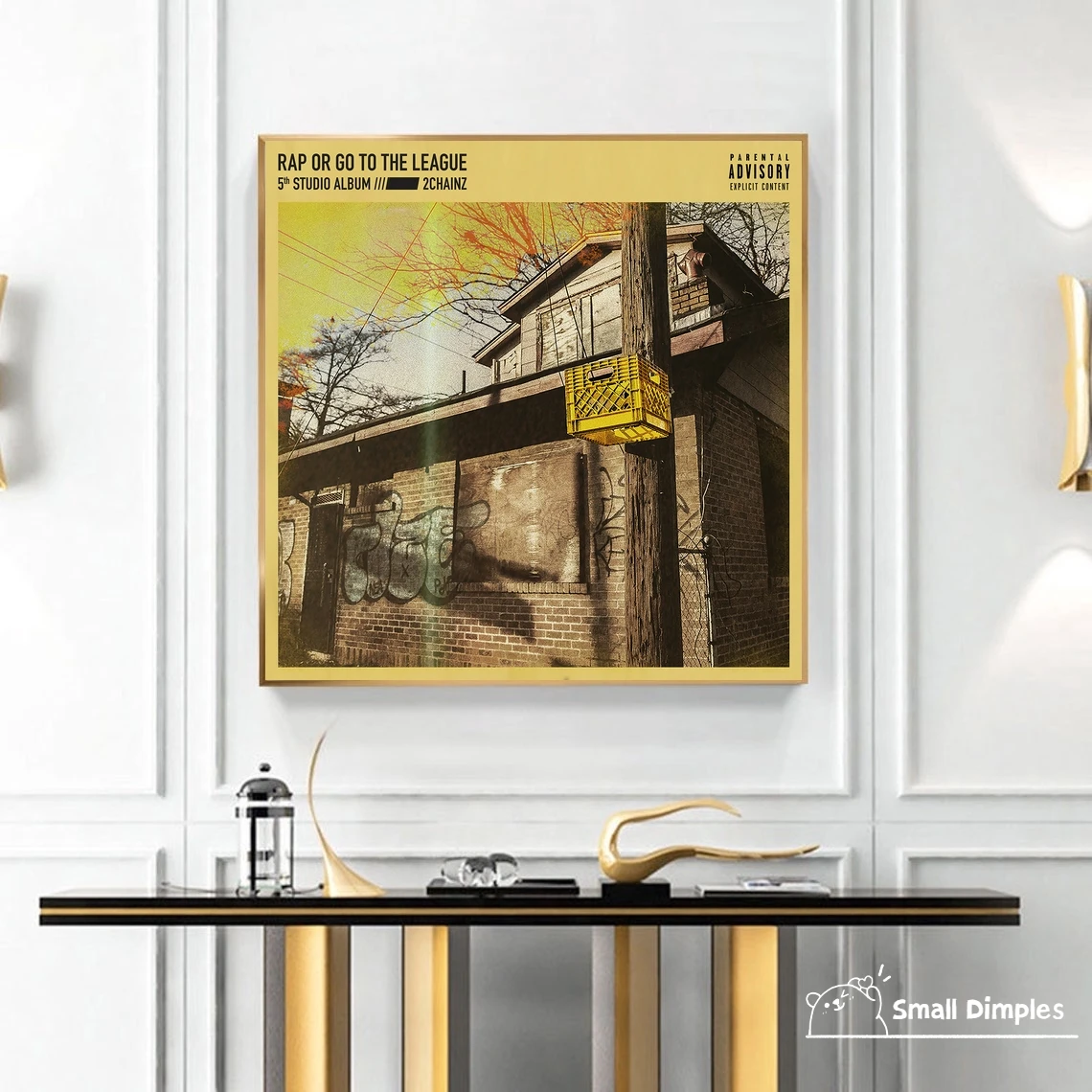 2 Chainz Rap Or Go To The League Music Album Cover Poster Canvas Art Print Home Decoration Wall Painting (No Frame)