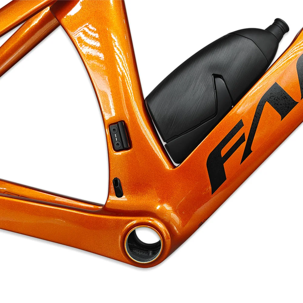 FALCO لامعة TT912 ألياف الكربون دراجة الإطار TimeTrial من خلال المحور 12*142 مللي متر شقة جبل ماكس 700*32C الإطارات