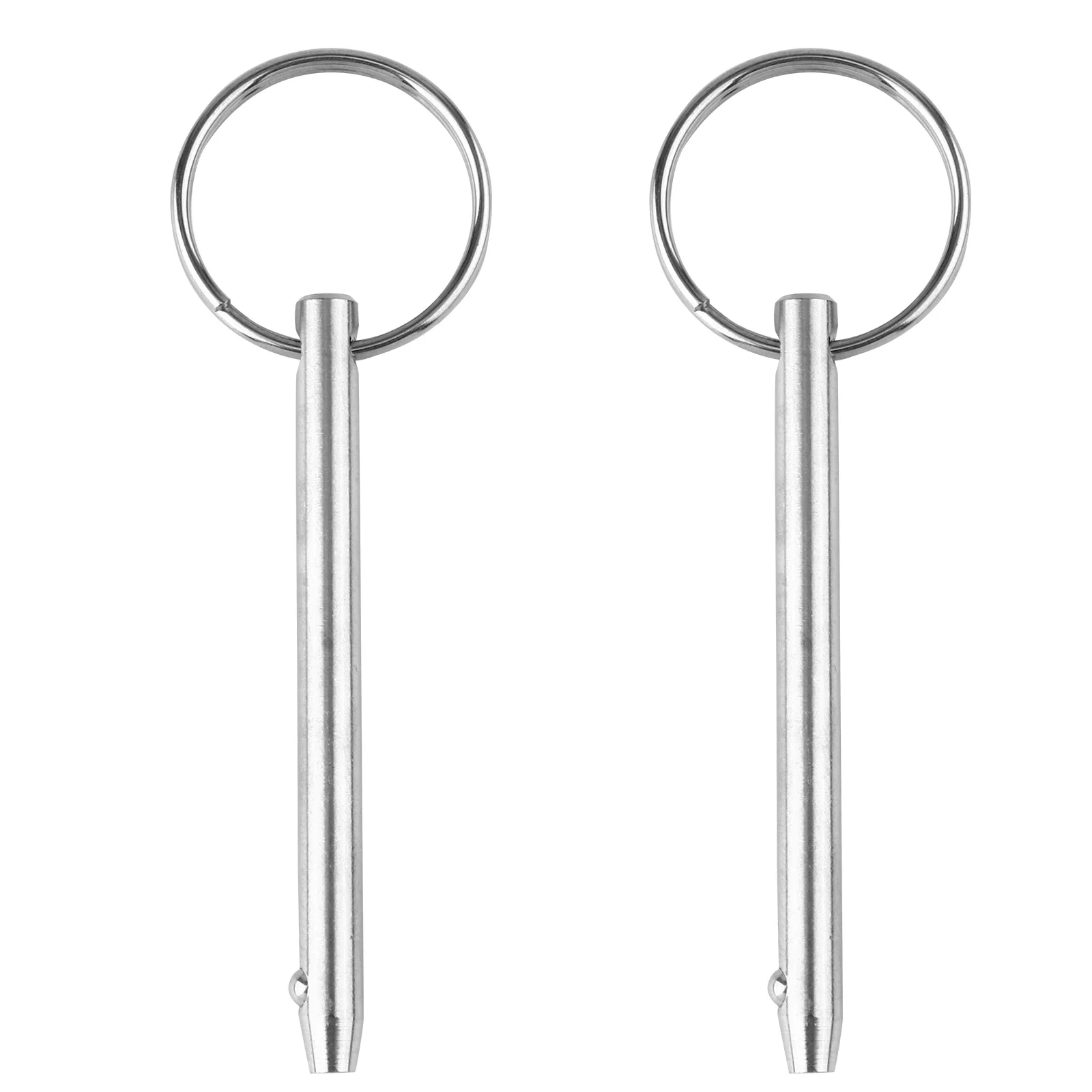 

2Pcs Quick Release Pins Stainless Steel Ball Lock Marine Hardware Spring Loaded Hitch Pins for Boat Deck
